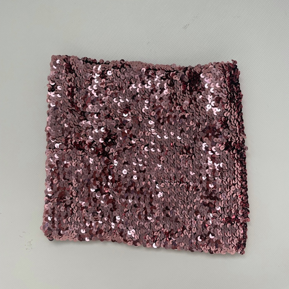 PINK VICTORIA SECRET PINK GLITTER TOP SIZE: SMALL